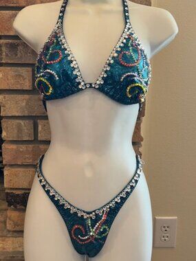 Figure Physique Bodybuilding Contest NPC Competition Posing Suit Bundle